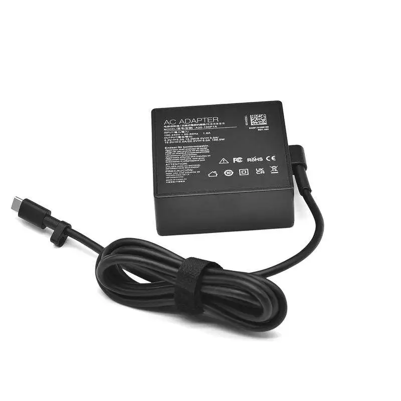100W Tipe-C PD USB C Adaptor Daya 20V 5A kanggo Laptop Asus