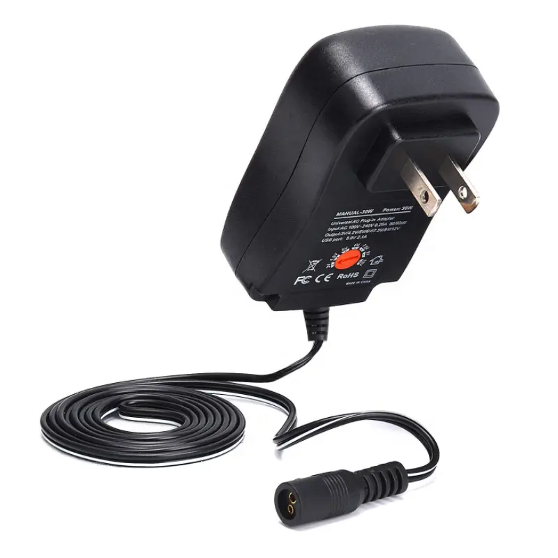 12W Adjustable Wall Mounted Power Adapter