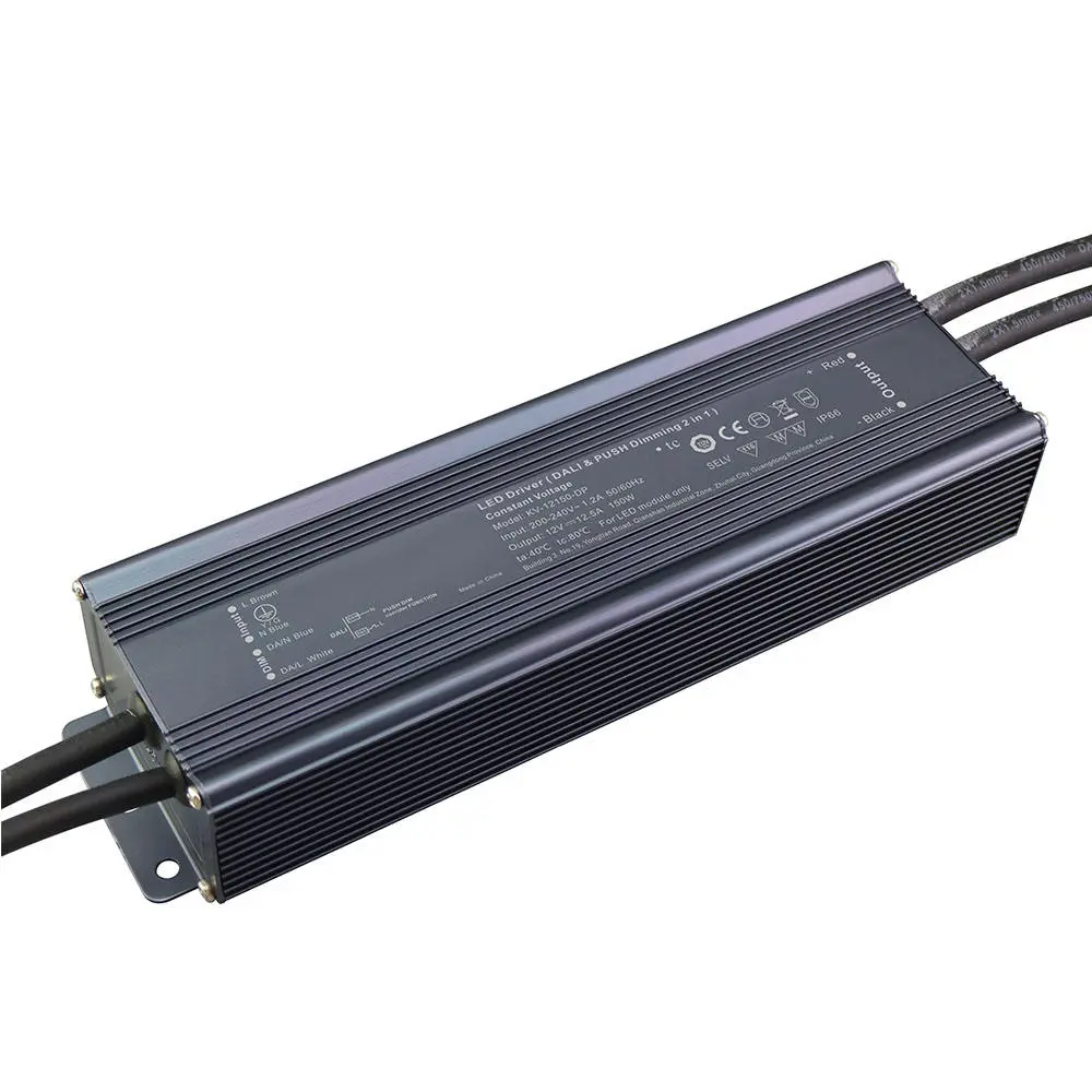 150W DALI Tegangan Konstan Dimming Led Driver