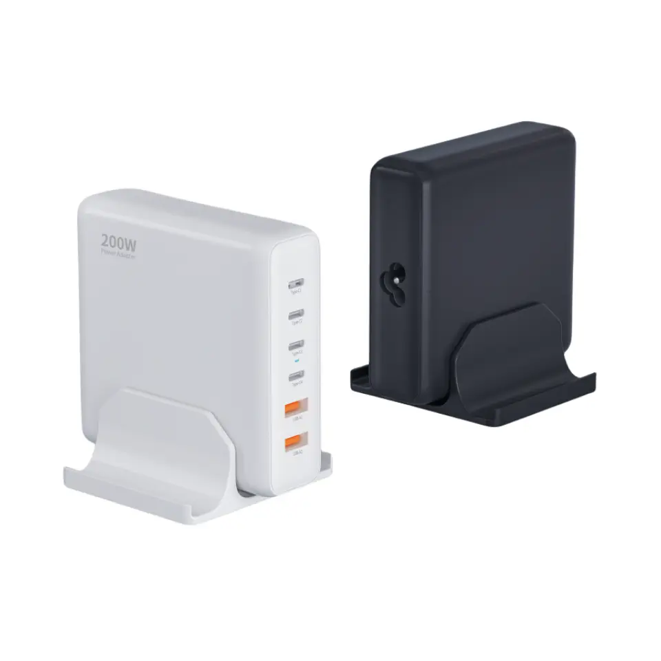 Pangisi daya PD 200W kanthi port 6 jinis C