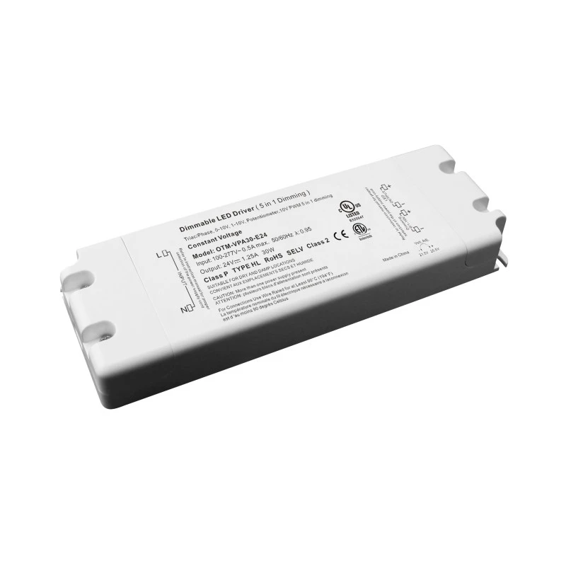 24V 30W 0-10V Tegangan Konstan Dimming Led Driver