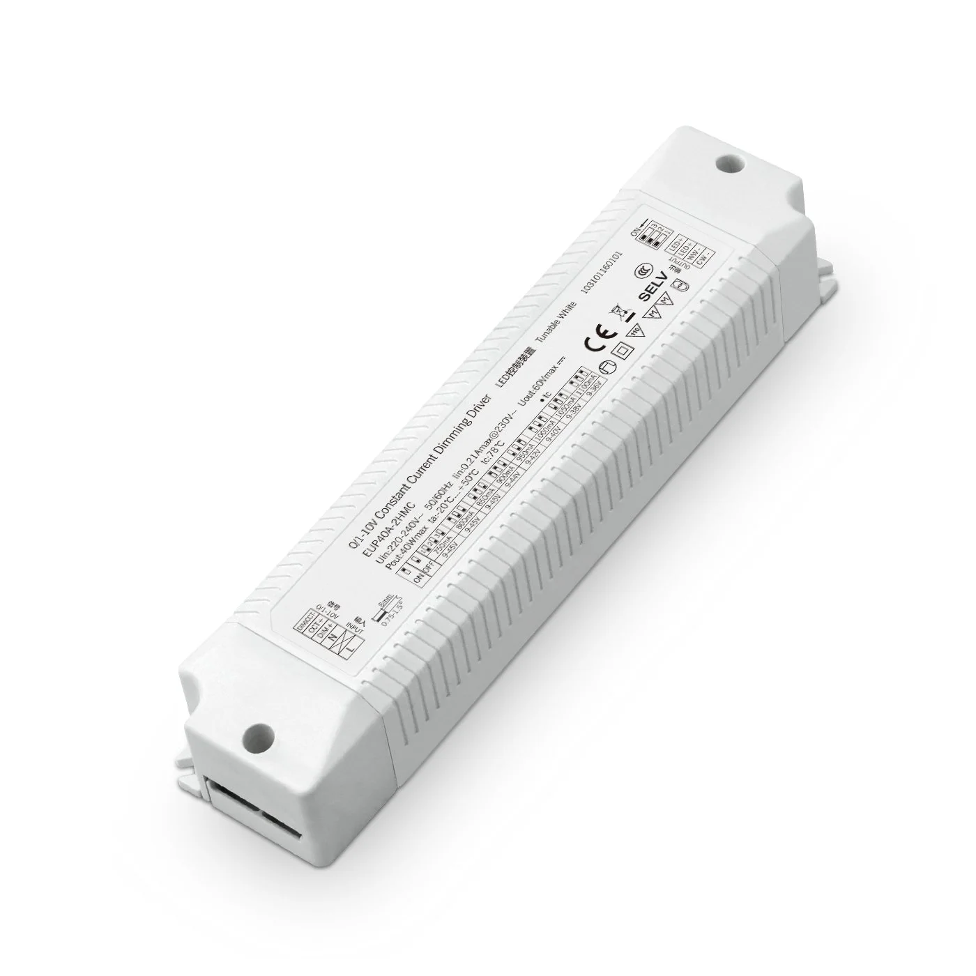 40W 0-10V Konstan CCT Dimmable Led Driver