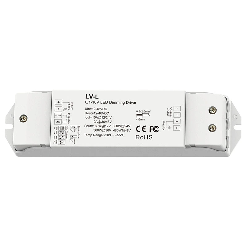 480w Push Dim Tegangan Konstan 0-10V Dimming Driver