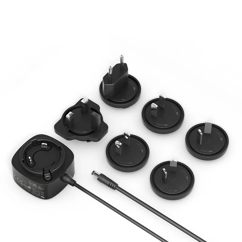 5V 2.5A Adaptor Daya Plug sing Bisa Diganti