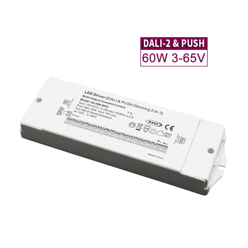 60W Konstan Saiki DALI Dimmable CCT LED Driver