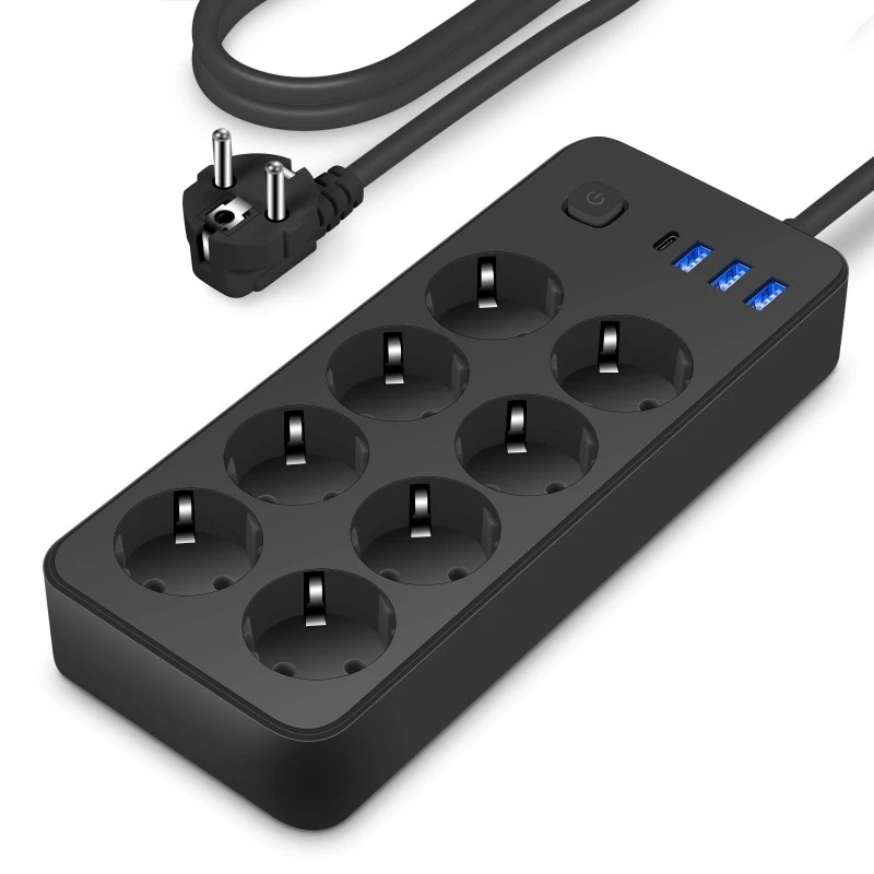 8 Outlet EU Plug Power Strip